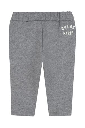 grey cotton trousers CHLOÉ KIDS | C20706A46